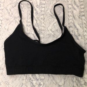 Glyder black sports bra size medium